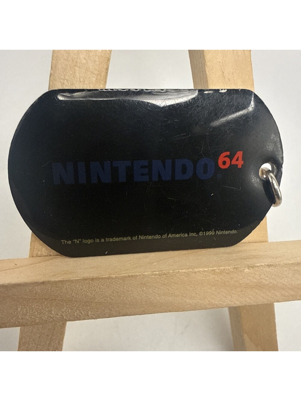 RARE Vintage Nintendo 64 N64 Console System Nintendo Dog Tag Dangler